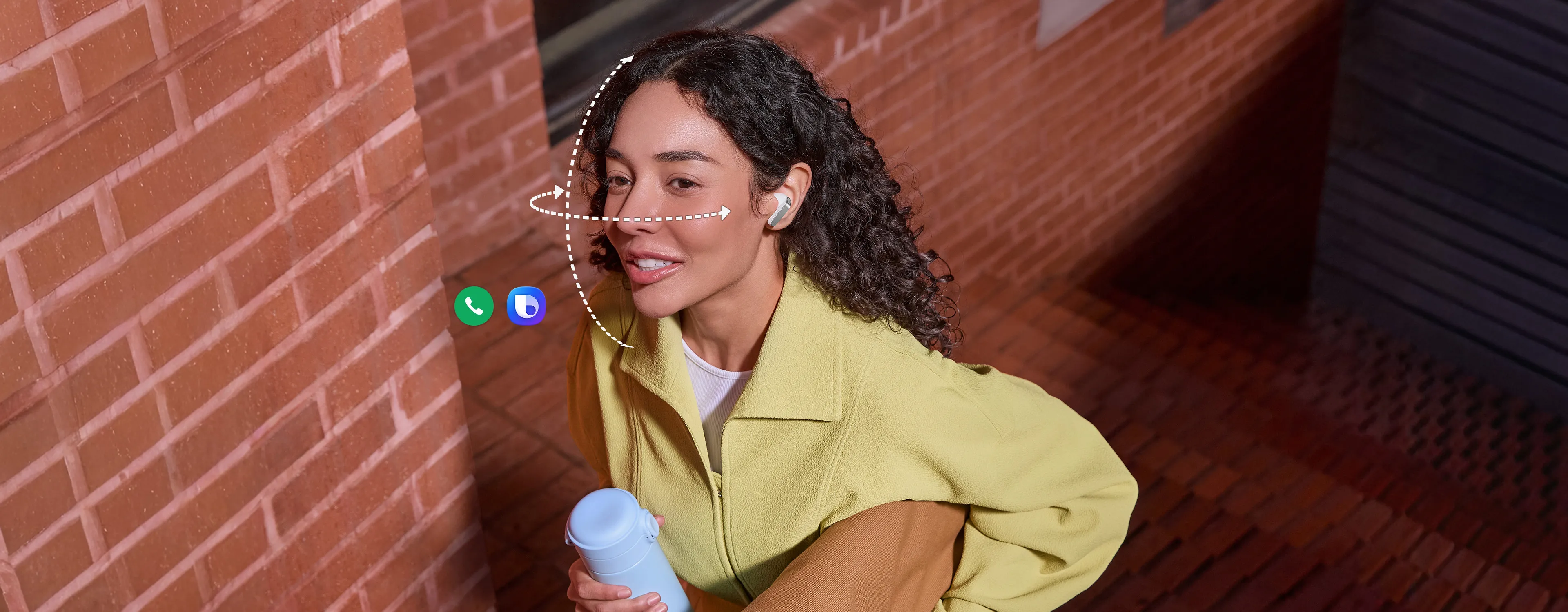 Điều khiên Bixby hoặc Geminy rảnh tay qua lời nói hoặc cử động đầu